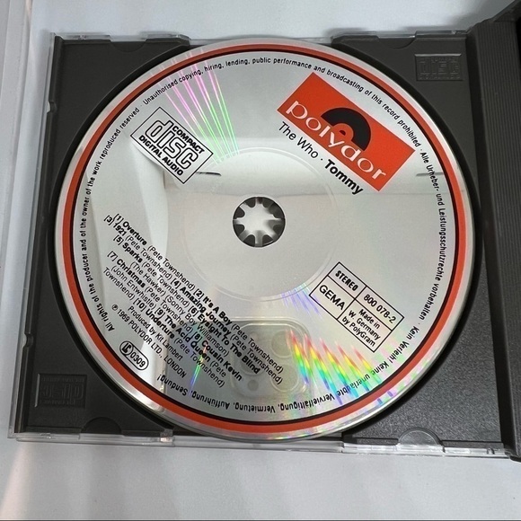 EUC-TOMMY The Who 2CD Box Set Polydor 800 077-2 W.Germany Repress 1969 Rare - Picture 5 of 9